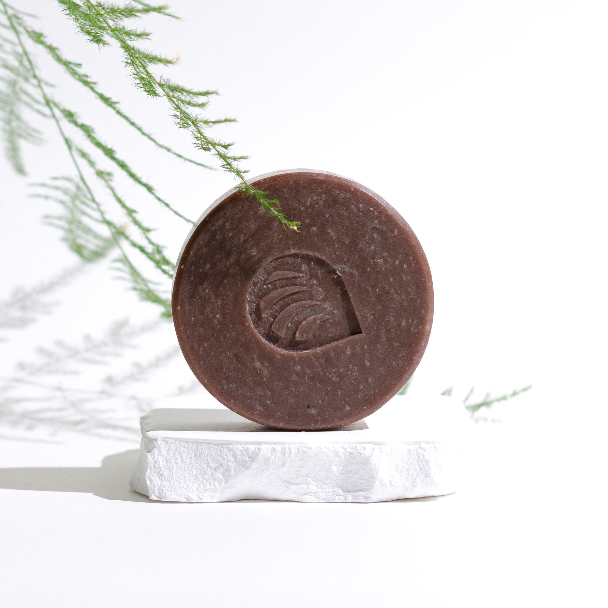 Aurora handmade soap made with litsea cubeba, lavender, and cocoa. Made in Calgary.